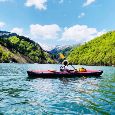 Lake canoe tour